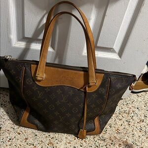 Vintage  Brown Monogram Tote